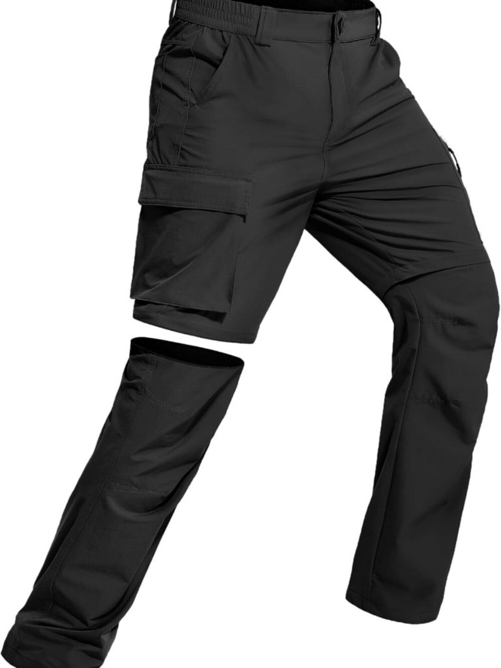 Lightweight Quick-Dry Waterproof Men's Convertible Hiking & Fishing Cargo Pants